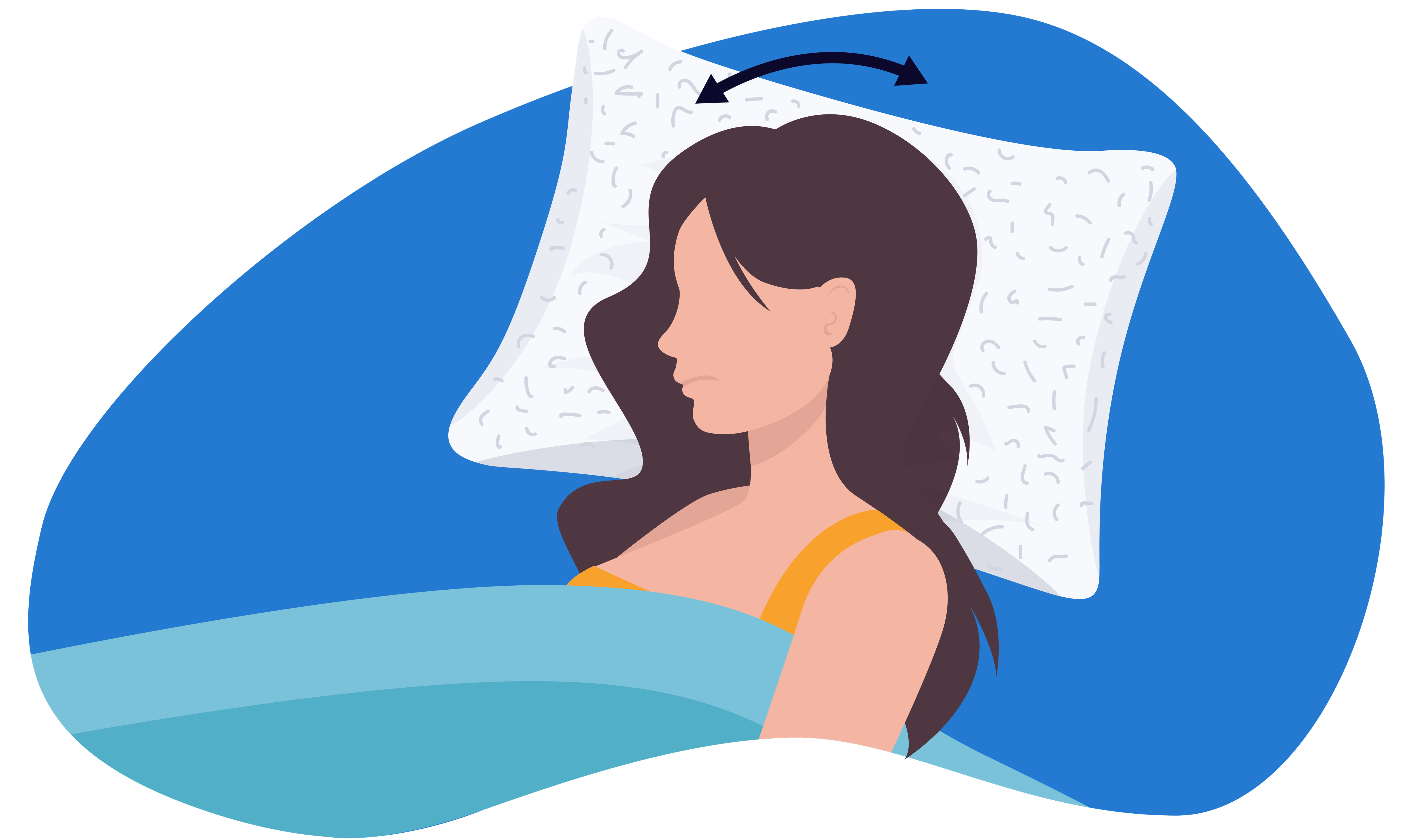 fronha de almofada menos suave